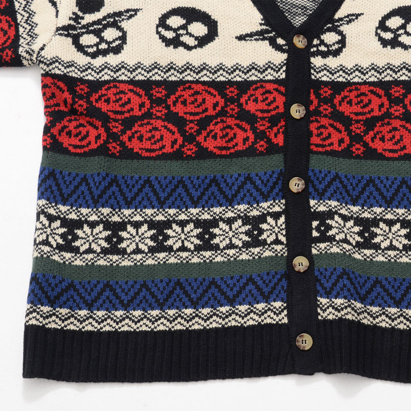 Amina カーディガン メンズ オーバーサイズ セーター 防寒 クルー