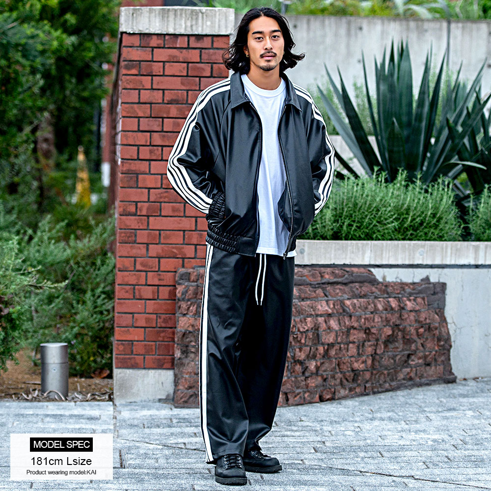 SILVER BULLET（シルバーバレット） ワイドパンツ メンズ レザー