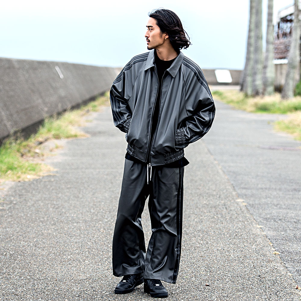 SILVER BULLET（シルバーバレット） ワイドパンツ メンズ レザー