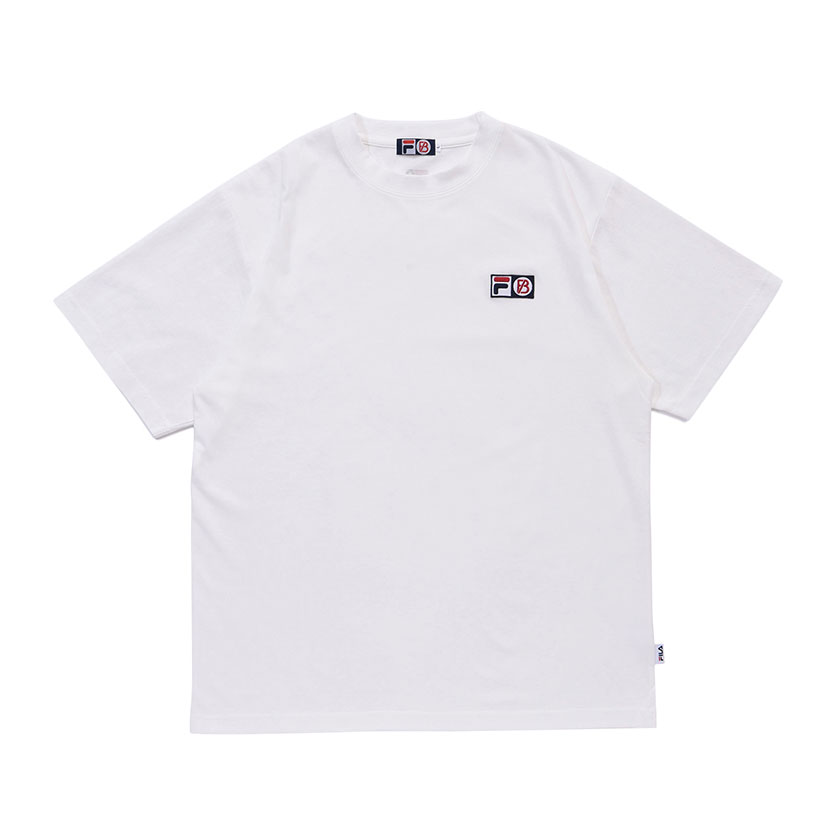 FILA BE:FIRST フィラ ビーファースト ブランド コラボ Tシャツ メンズ レディース 半袖 白 黒｜silverbulletxfuga｜08