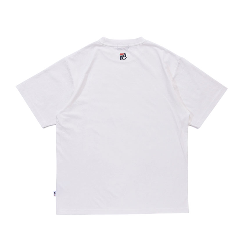 【期間限定2点で1,490円OFFクーポン】FILA BE:FIRST コラボ Tシャツ ブランド メンズ レディース 半袖 フィラ 白 黒｜silverbulletxfuga｜09