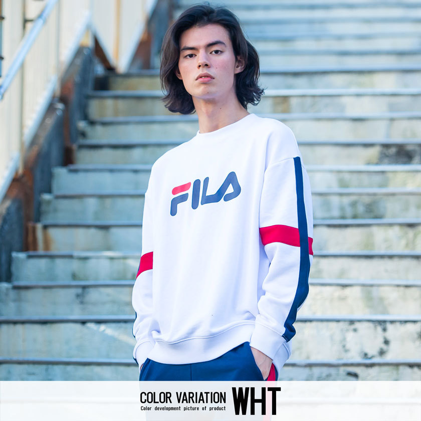 FILA フィラ トレーナー メンズ セットアップ対応 スウェット クルー