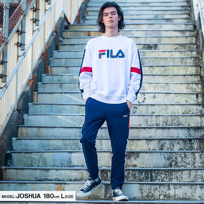 FILA フィラ トレーナー メンズ セットアップ対応 スウェット クルー