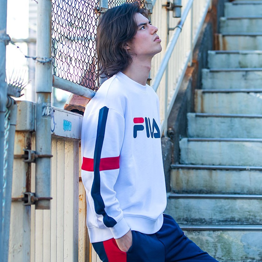 FILA フィラ トレーナー メンズ セットアップ対応 スウェット クルー