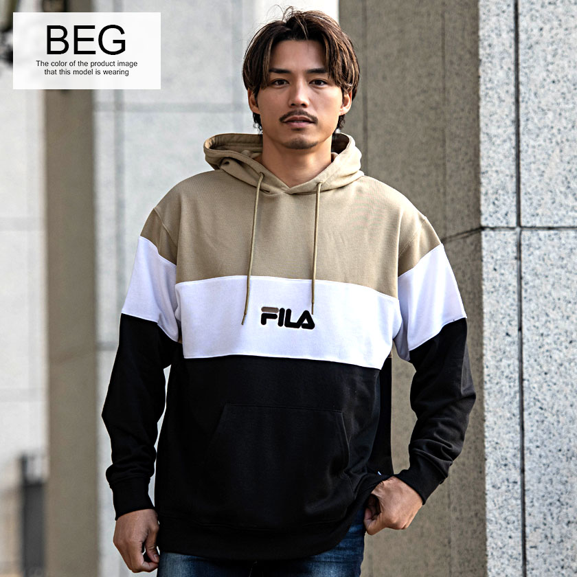 FILA フィラ パーカー メンズ 長袖 ブランド おしゃれ プルオーバー 