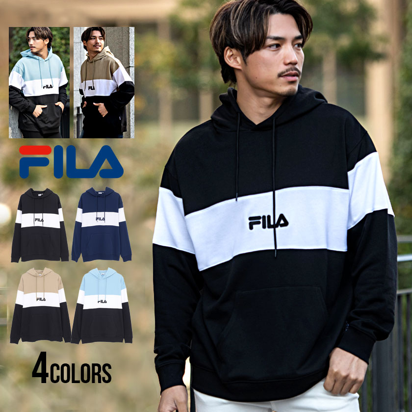 FILA フィラ パーカー メンズ 長袖 ブランド おしゃれ プルオーバー 