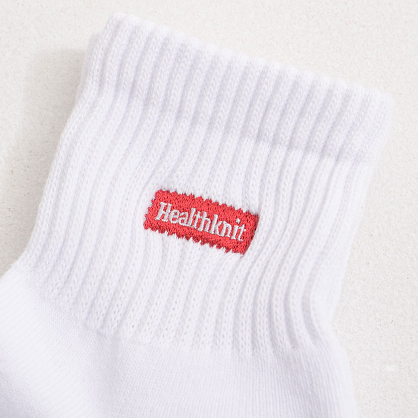 Healthknit メンズ 靴下 ソックス 3足セット ロング 厚手 ライン
