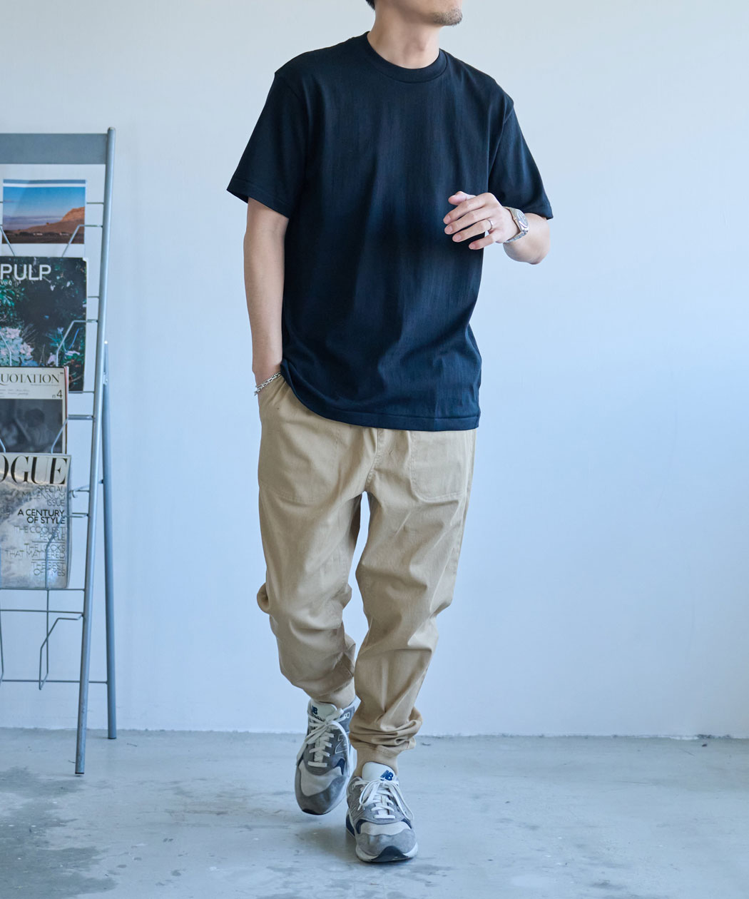 Hanes（ヘインズ） Tシャツ メンズ レディース 半袖 KURO 黒 無地 厚手