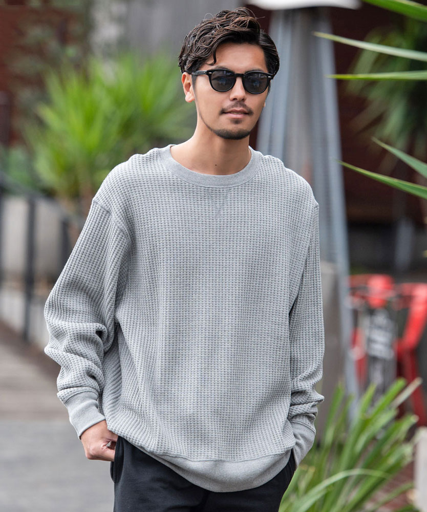 JEMORGAN（ジェーイーモーガン） Tシャツ メンズ 長袖 無地 インナー