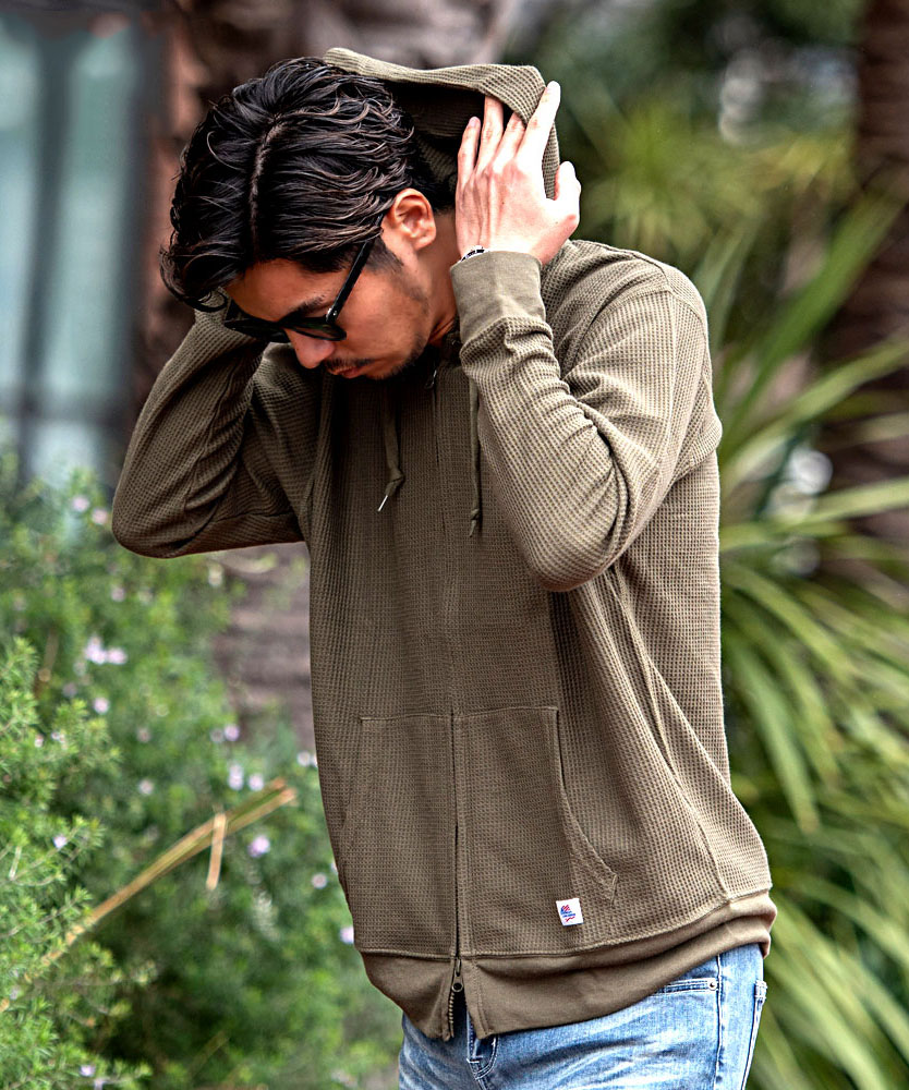 JEMORGAN（ジェーイーモーガン） パーカー メンズ 長袖 薄手