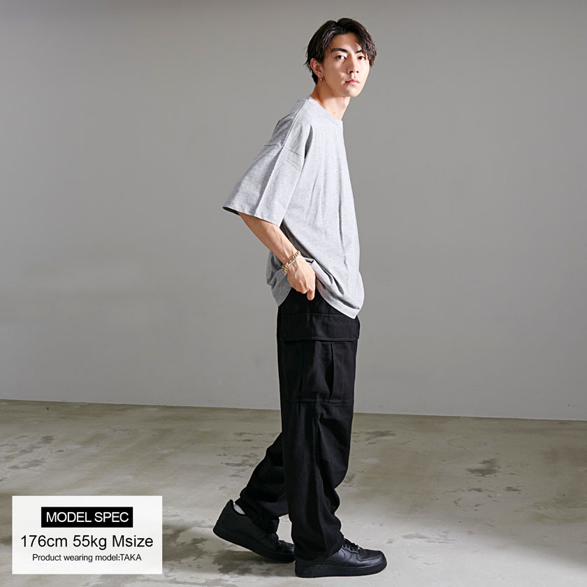 SILVER BULLET カーゴパンツ メンズ ワイド ゆったり 大きい