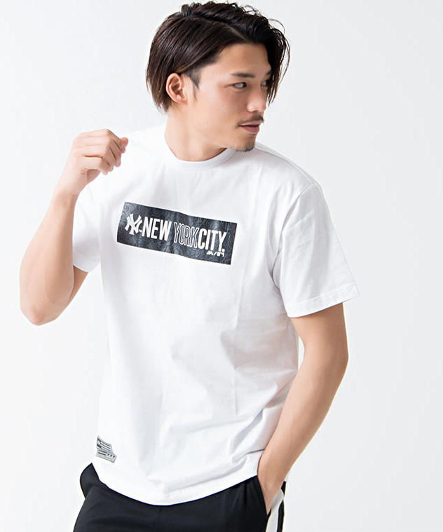 Tシャツ メンズ 半袖 Majestic マジェスティック S/S BOX PRINT T/全2色 ...