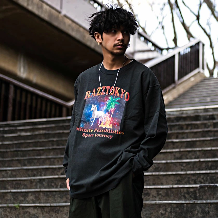 イベニー様：ユニコーンTシャツLサイズ DELTA アニマル柄 ユニコーン メンズ Tシャツ サイズL - メルカリ