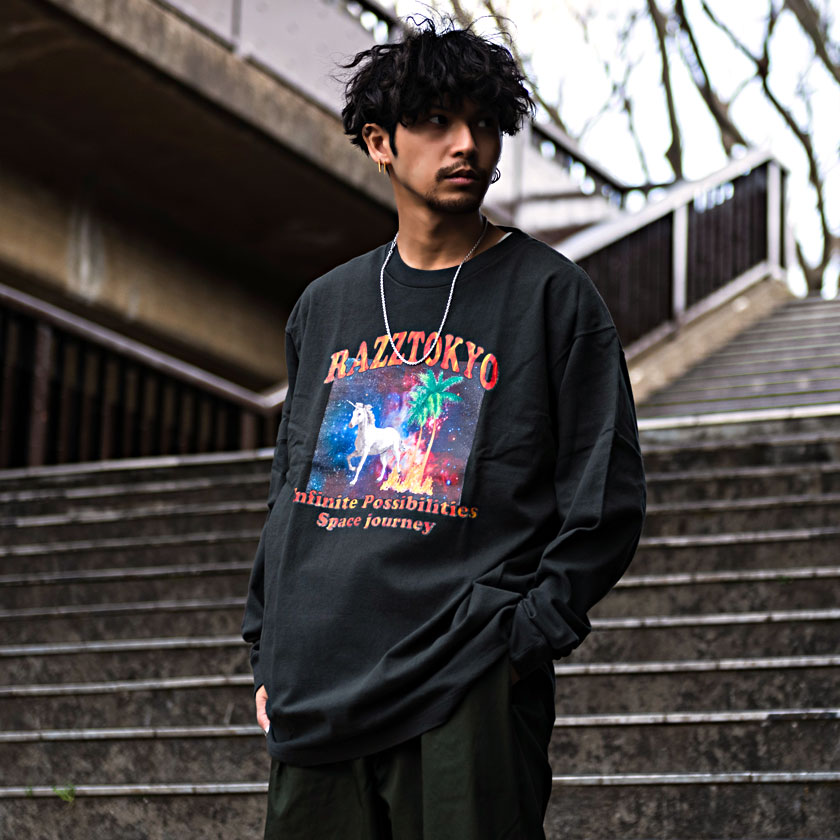 タグ付き新品未使用deres qualia long sleeve Tshirt Unisex Vintage Design AKIRA Long Sleeve T-shirt 男女兼用