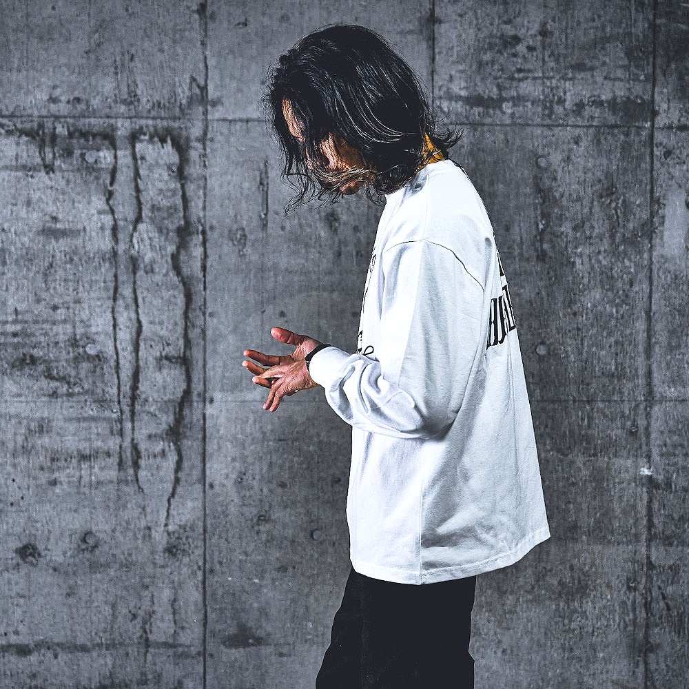 RAZZIS Tシャツ メンズ 長袖 ロンT 大きいサイズ ベア 刺繍 プリント