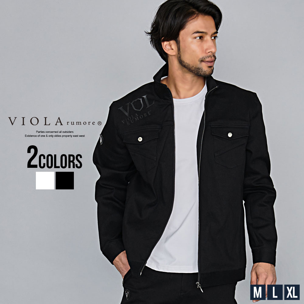 VIOLA デニムジャケット メンズ Gジャン 長袖 アウター セットアップ