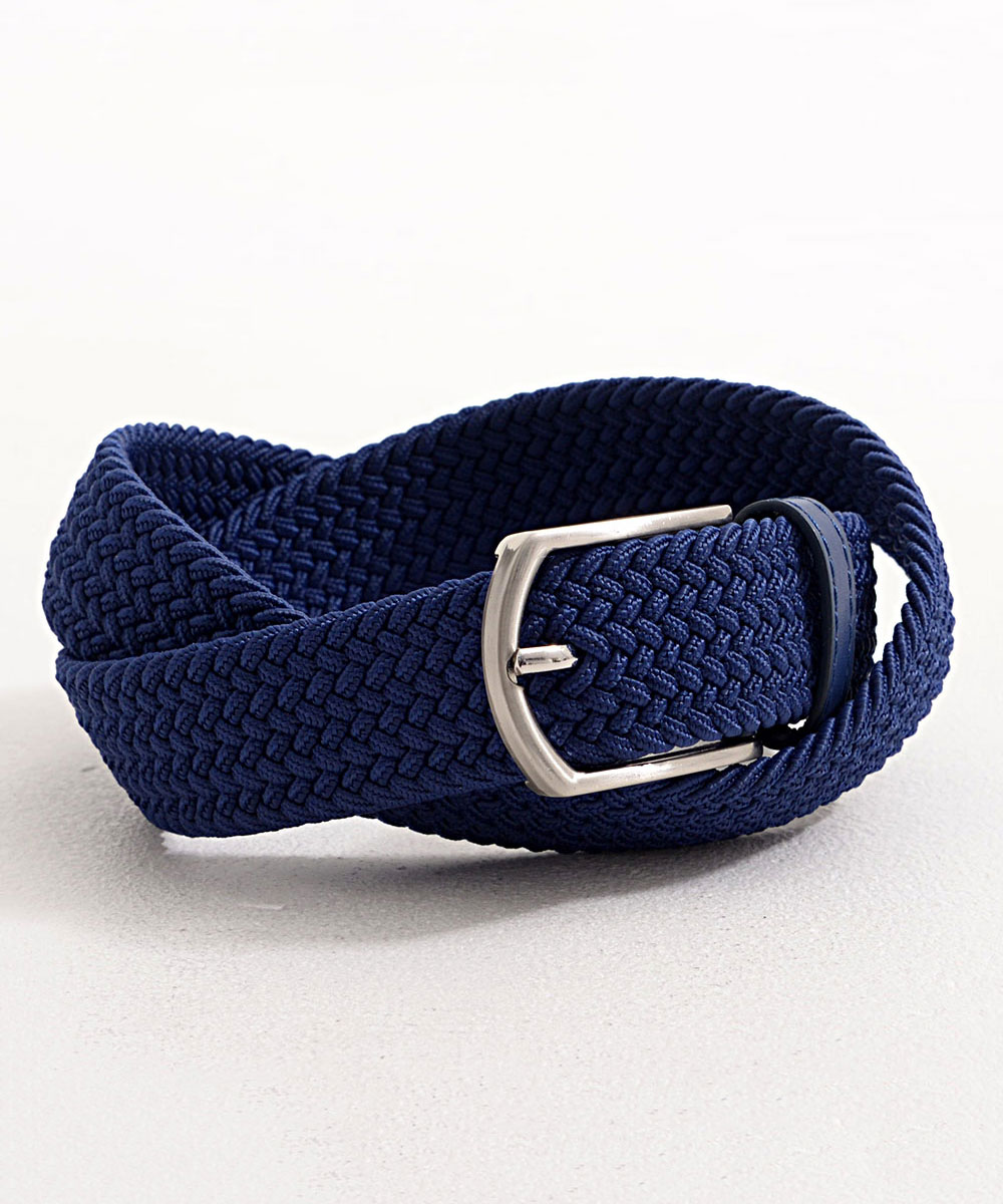 SILVER BULLET ベルト メンズ 穴なし 無段階 調節楽 ゴム 伸縮 伸びる