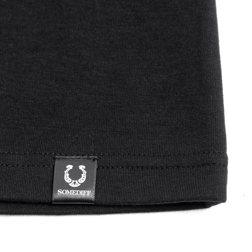 Tシャツ メンズ 長袖 ブランド 厚手 無地 綿 白 黒 インナー 細身 スリム クルーネック Vネック M L XL LL 秋 冬 | SOMEDIFF | 23