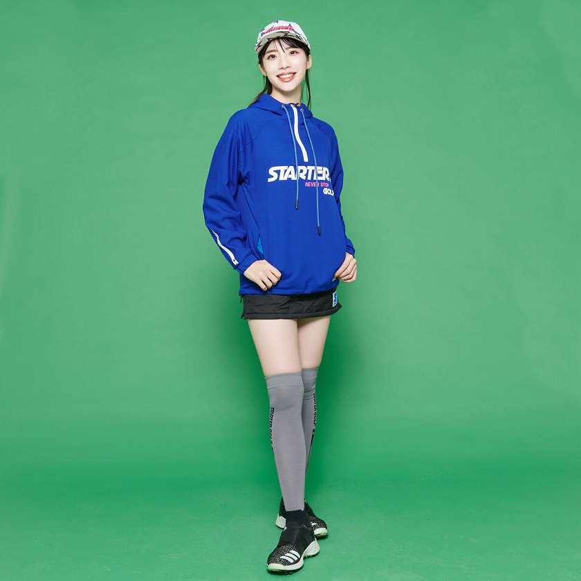 ゴルフウエア ハーフジップ パーカー メンズ レディース 長袖