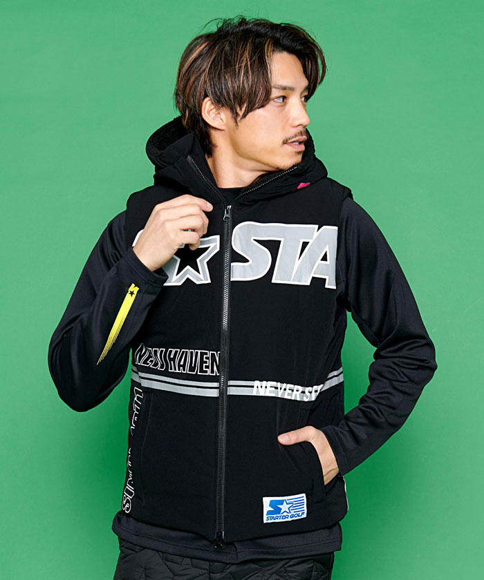 ゴルフウエア メンズ レディース ゴルフウェア アウター 中綿ベスト