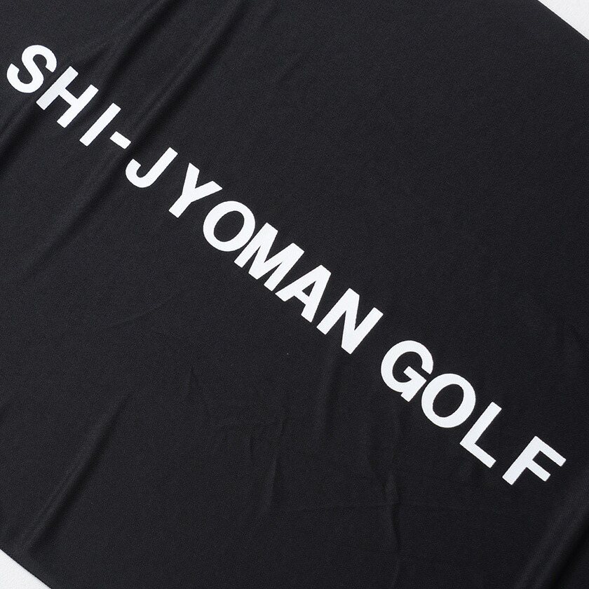 ゴルフィッカーズ 半袖ハイネックシャツ 白×黒 ロゴプリント メンズ 2XL ゴルフィッカーズ 半袖ハイネックシャツ 白×黒 ロゴプリント