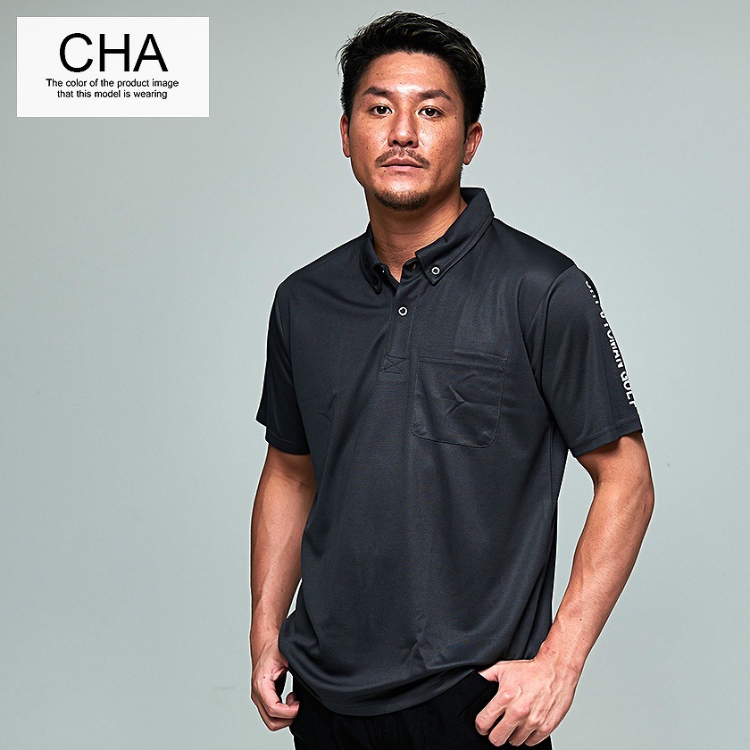 SHI-JYOMAN ゴルフウェア メンズ 春コーデ ポロシャツ 半袖 おしゃれ