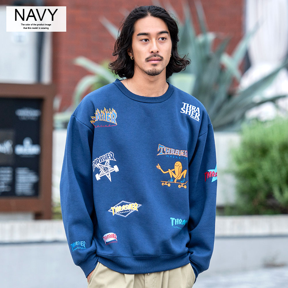 THRASHER（スラッシャー） トレーナー メンズ 大きいサイズ スウェット