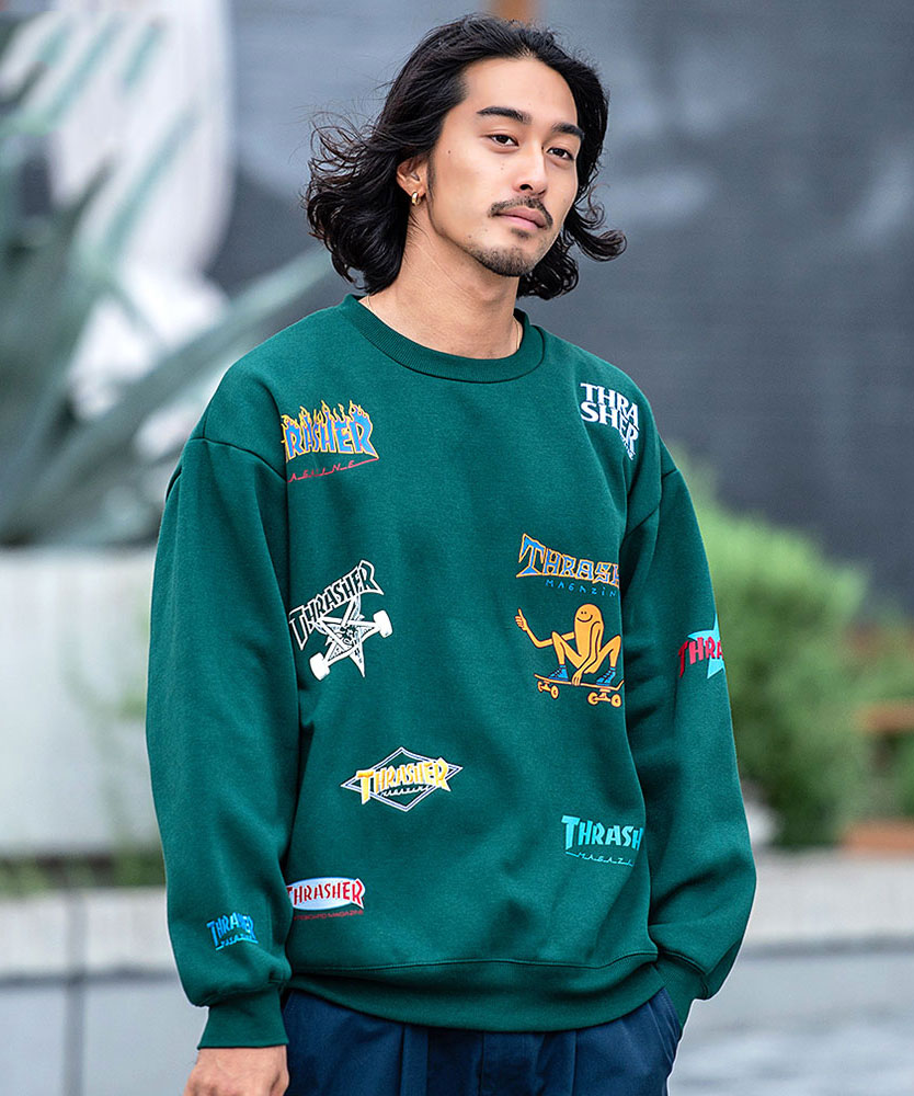 THRASHER（スラッシャー） トレーナー メンズ 大きいサイズ スウェット