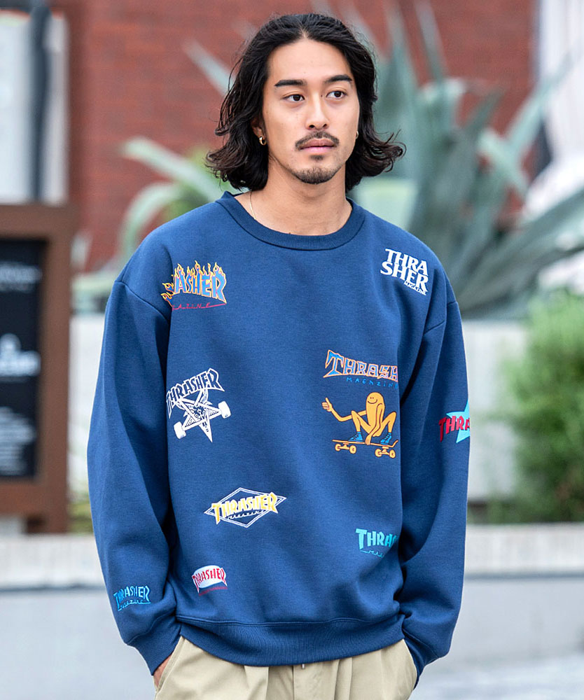 THRASHER（スラッシャー） トレーナー メンズ 大きいサイズ スウェット