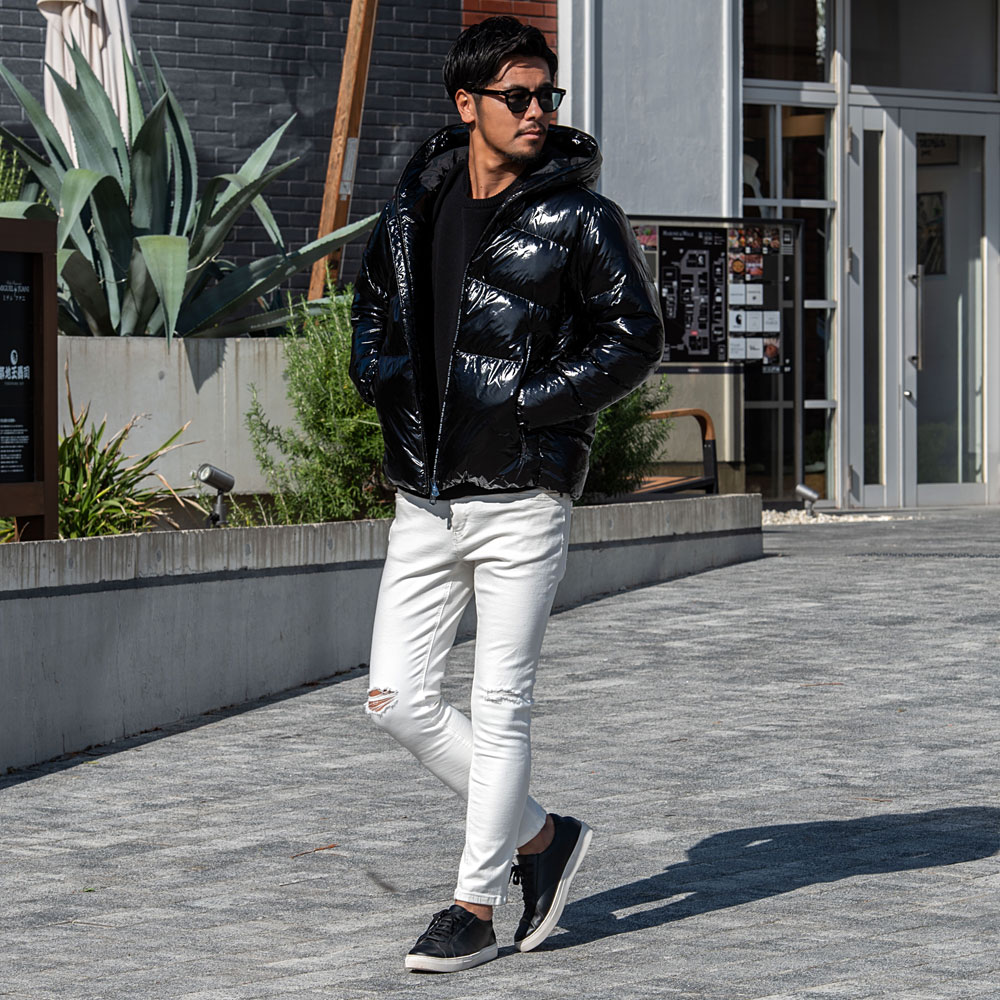 1PIU1UGUALE3 RELAX ダウンジャケット メンズ ブルゾン ジップ