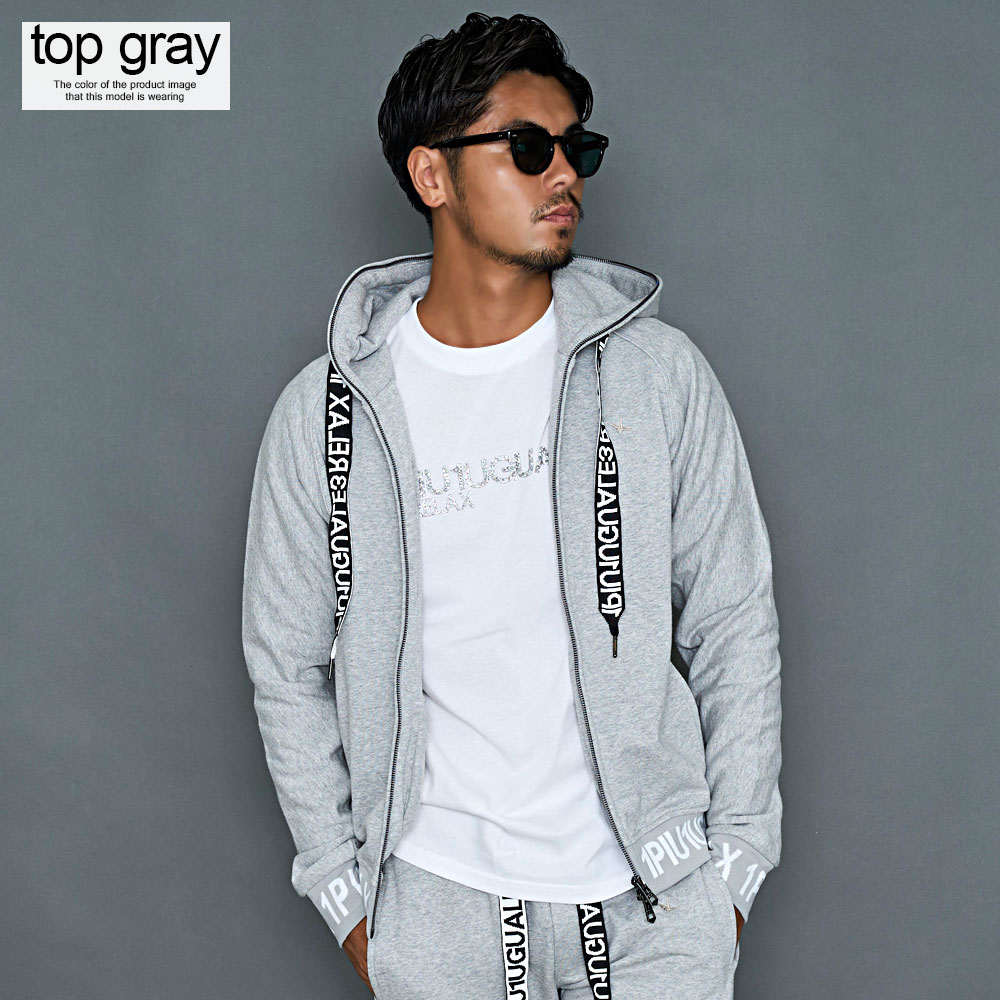 1PIU1UGUALE3 RELAX ジップパーカー メンズ アウター スポーツ  