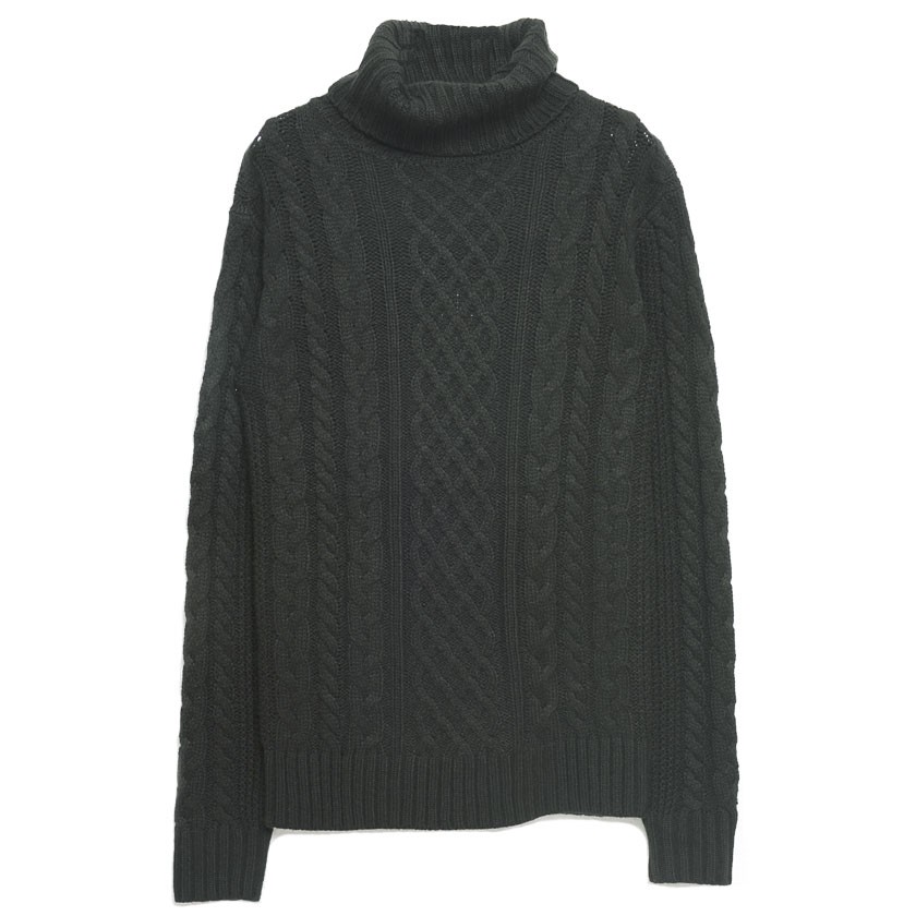 ニット セーター メンズ タートルネック Vicci ケーブル編みタートルネック長袖ニットソー 送料無料 M L Xl 秋 冬 Vibd15 09 シルバーバレット 通販 Yahoo ショッピング