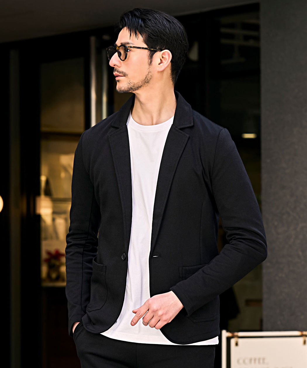 【超美品】ジップアップジャケット メンズ Vicci（ビッチ） セットアップ メンズ カジュアルスーツ 上下 夏