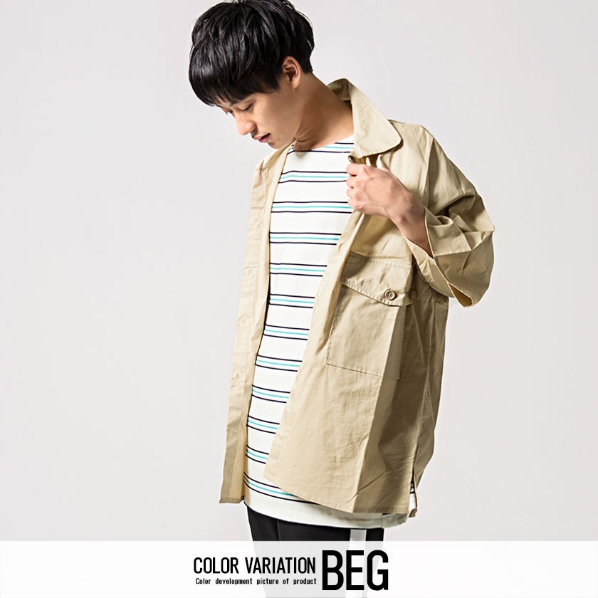 Vicci ミリタリーシャツ メンズ 半袖 VICCI ビッチ ミリタリー
