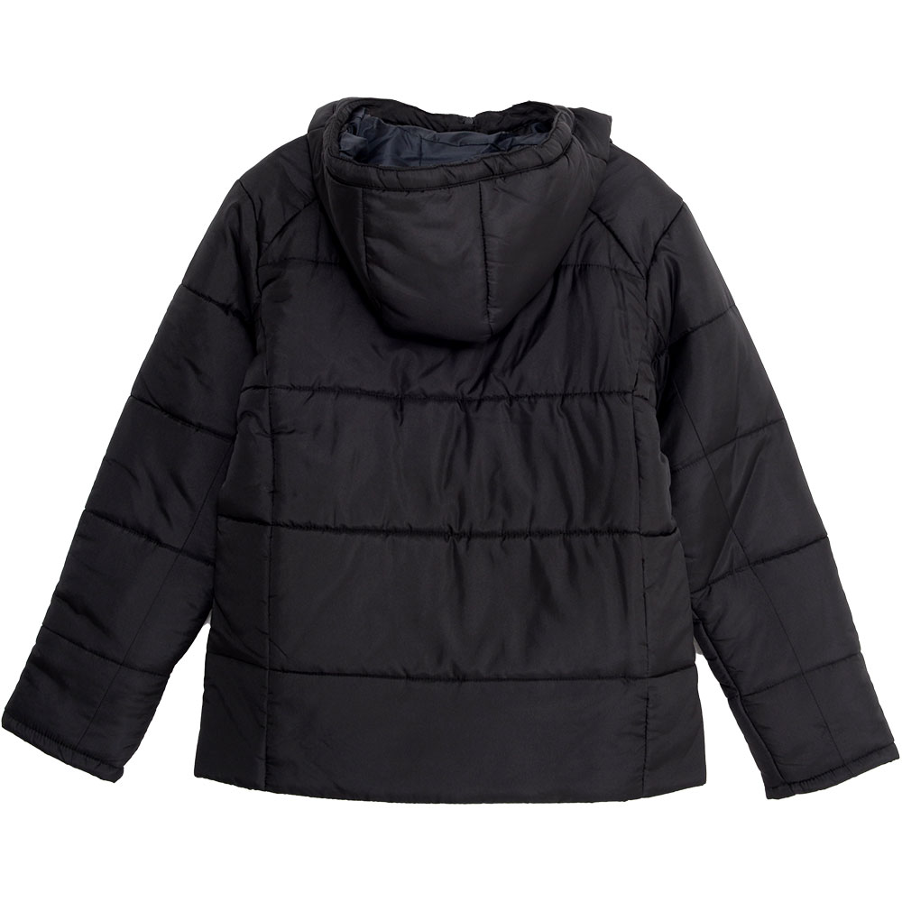 blancvert 中綿ジャケット チャコールグレー 38 M相当 軽量 通勤 CLEL】Volume Highneck Short Padded Jacket/ボリュームハイネック