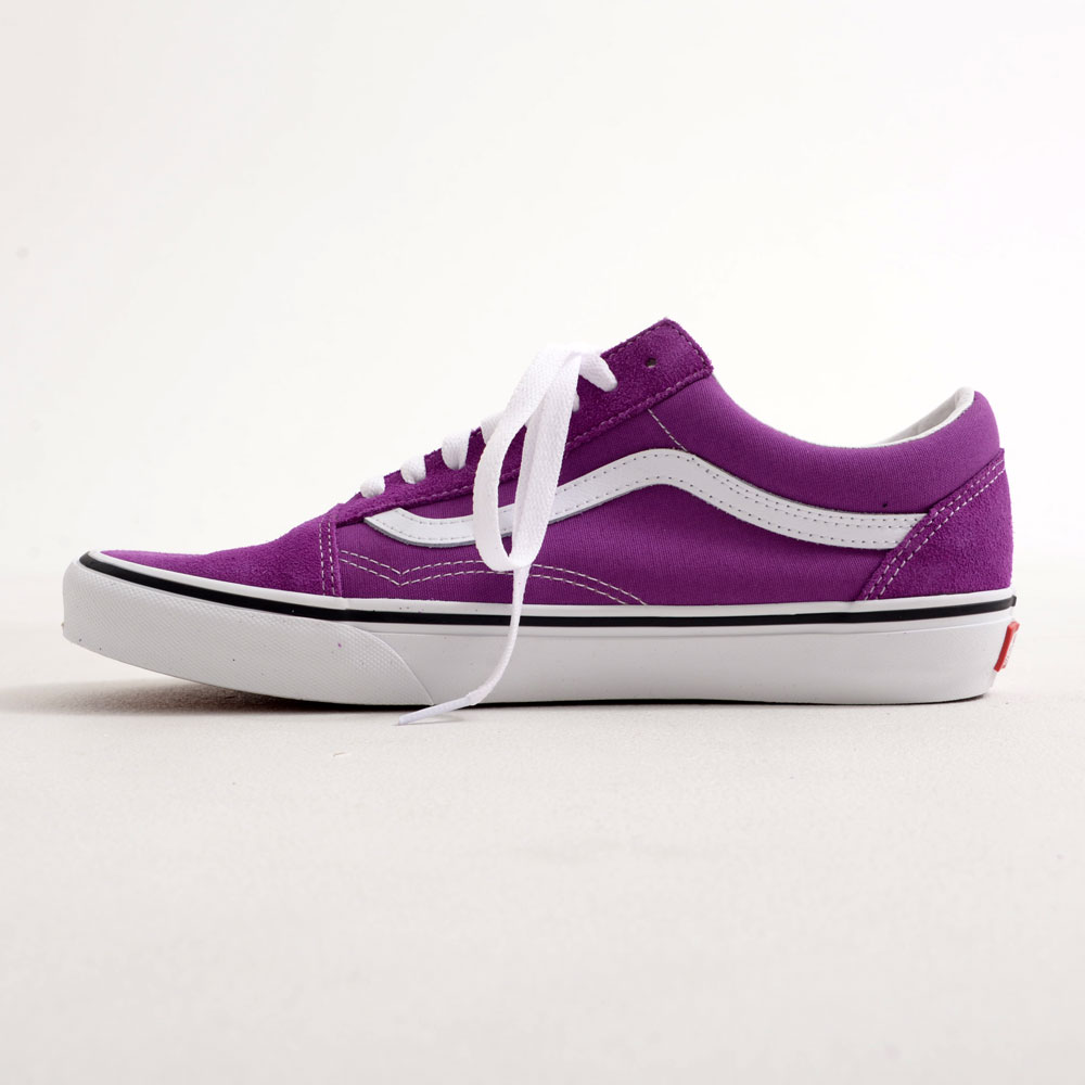 Vans スケートシューズ パープル サイズ 25.5 VANS スケートハーフキャブ バンズ スニーカー パープル