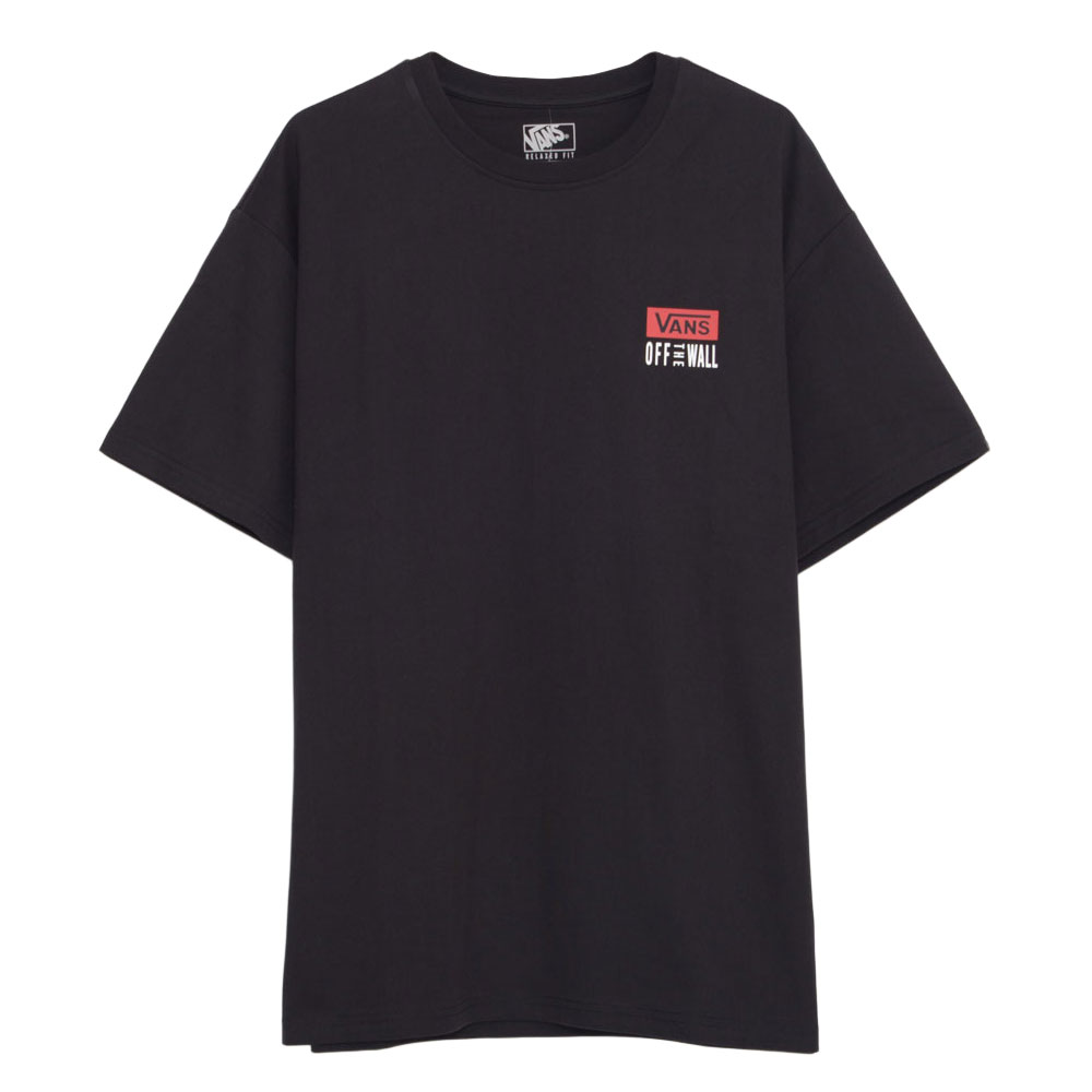 【海外モデル】バンズ VANS デカロゴ プリント ブラック Tシャツ #142 Tシャツ & トップス VANS（ヴァンズ）公式ストア