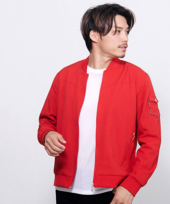 VIOLA ブルゾン メンズ ジャケット 長袖 おしゃれ ジップアップ