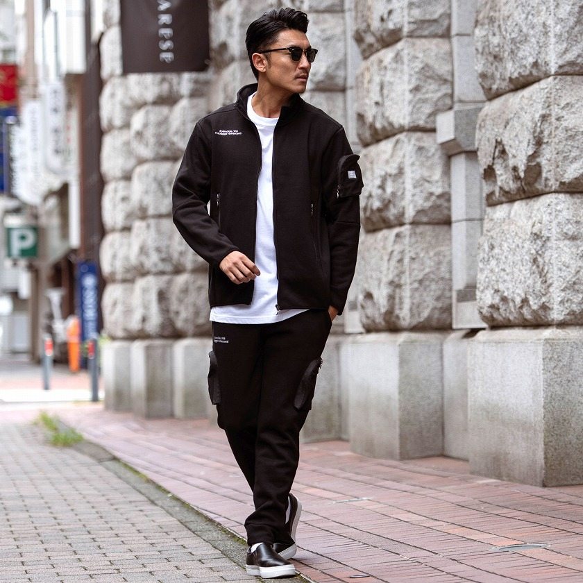 VIOLA ブルゾン メンズ ジャージ 長袖 上着 裏起毛 おしゃれ ヴィオラ