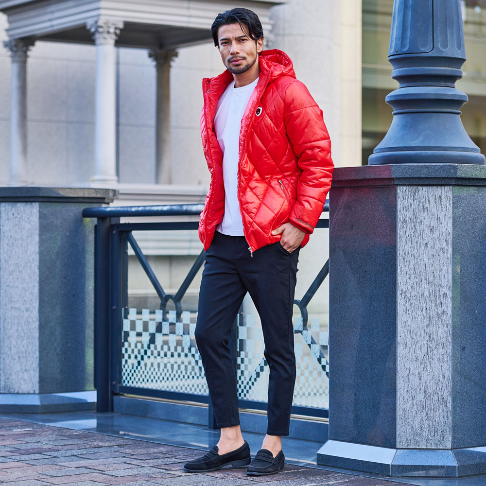 VIOLA 中綿ジャケット メンズ ブルゾン ジップアップ ブランド