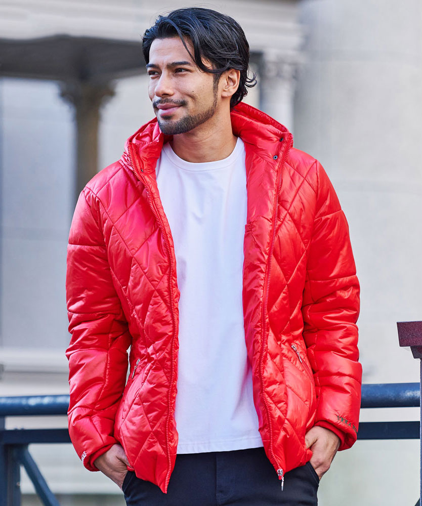 VIOLA 中綿ジャケット メンズ ブルゾン ジップアップ ブランド