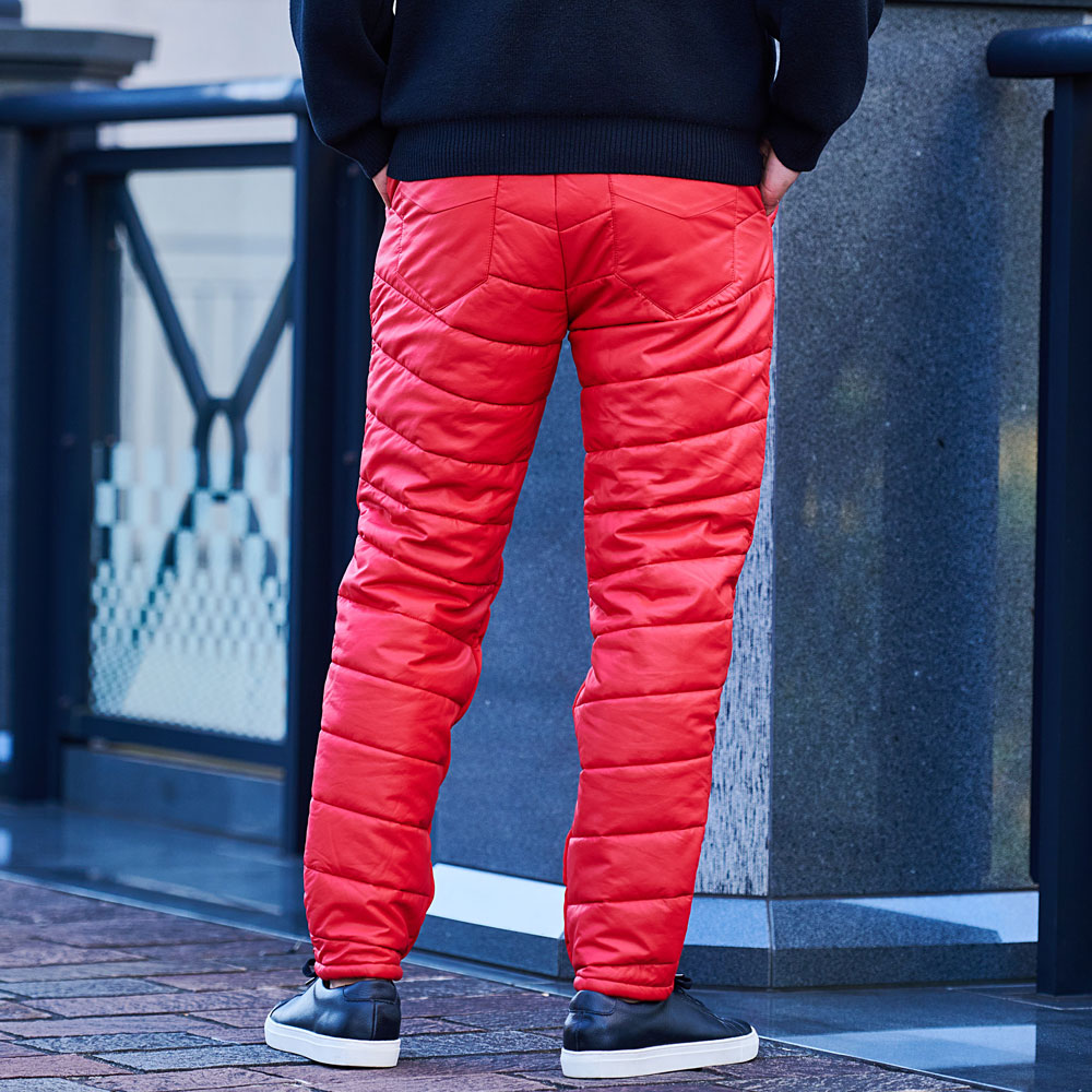 VIOLA パンツ メンズ セットアップ可 ゴルフ ブランド PU ダウン 細身