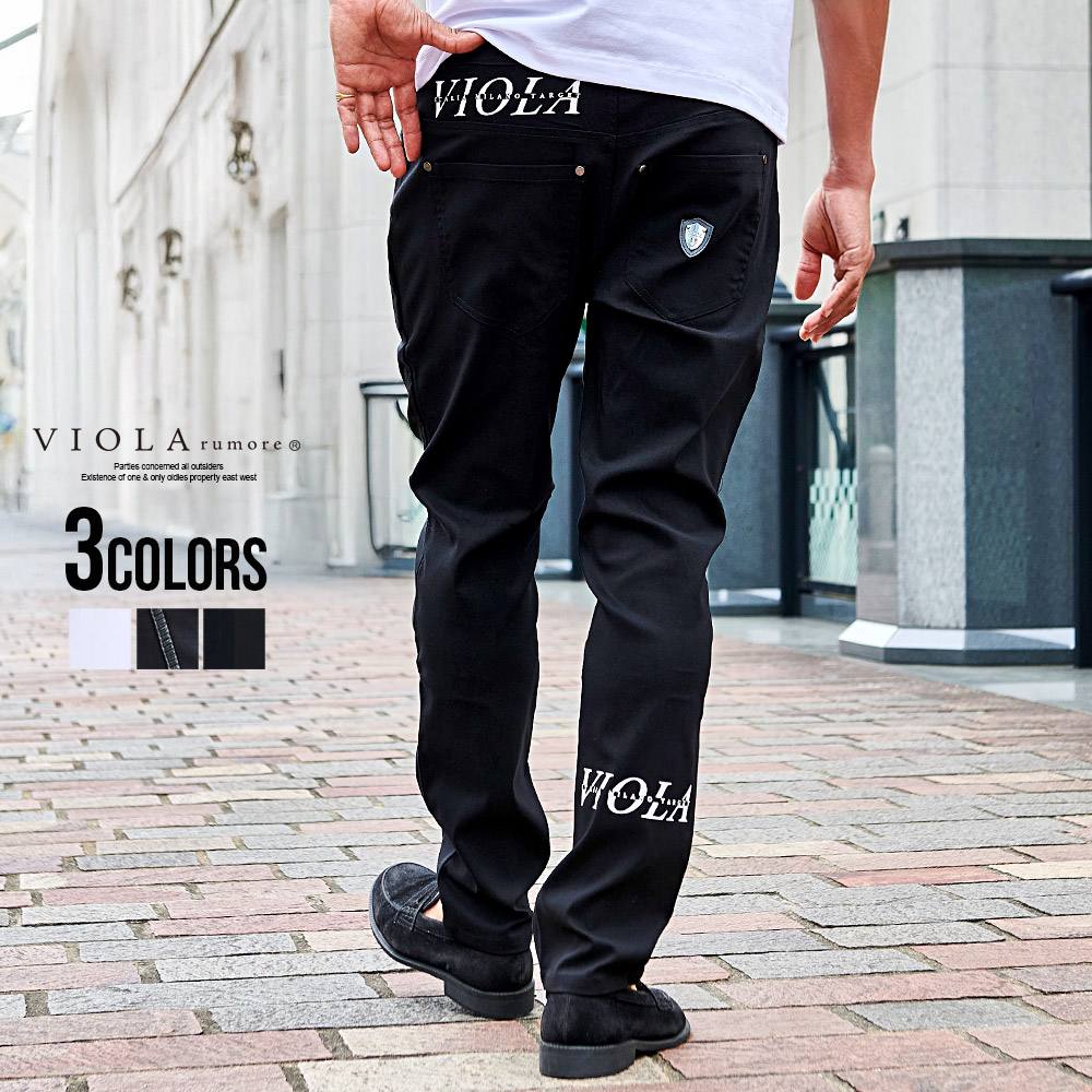 VIOLA スキニーパンツ メンズ ブランド ヴィオラ ゴルフ ストレッチ