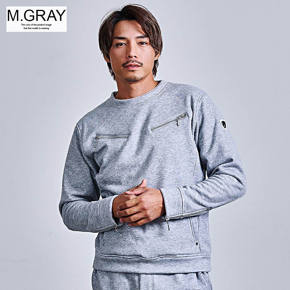 VIOLA トレーナー メンズ スウェット プルオーバー フリース 裏起毛