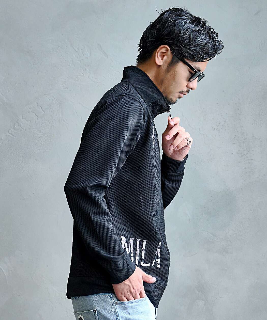 VIOLA ジャージ メンズ ヴィオラ ブルゾン ジップジャケット 立ち襟
