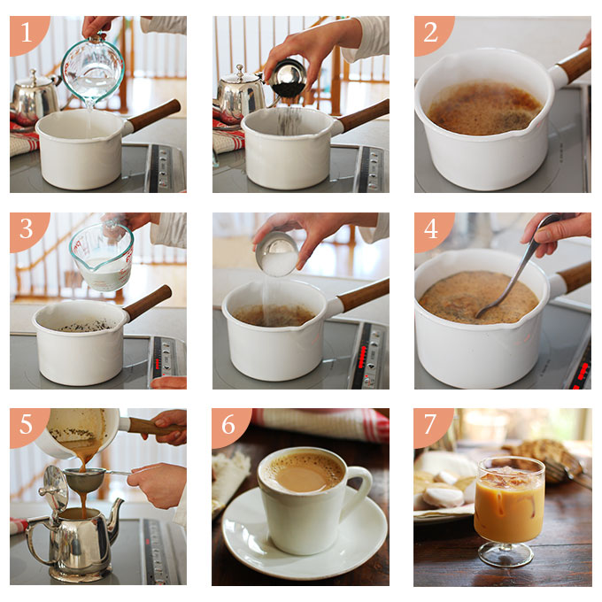 煮出しミルクティーの作り方