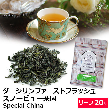 紅茶 茶葉 ダージリン ファーストフラッシュ 2024年 スノービュー茶園 FTGFOP1 Special China 20g｜silverpot-tea