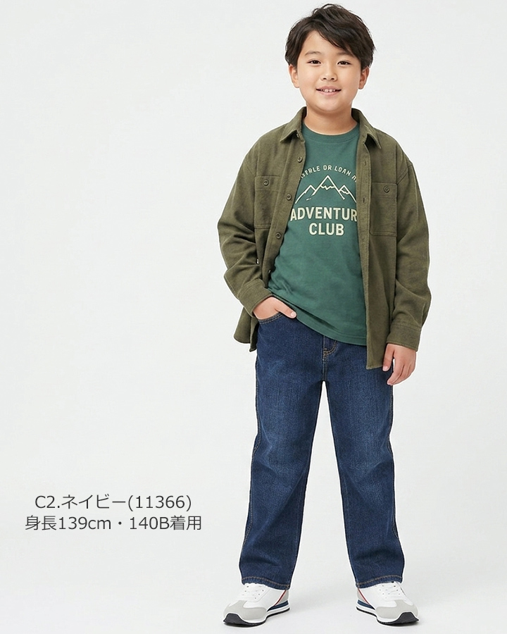 MILDCLUB マイルドクラブ ゆったり デニム パンツ B体 長ズボン