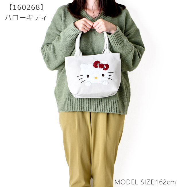 サンリオ マルチトートバッグ トートバッグ バッグ バック カバン レディース ガールズ 小さめ 自立 キャラクター キャラ アップリケ 刺繍 ミニバッグ ランチ | ブランド登録なし | 05