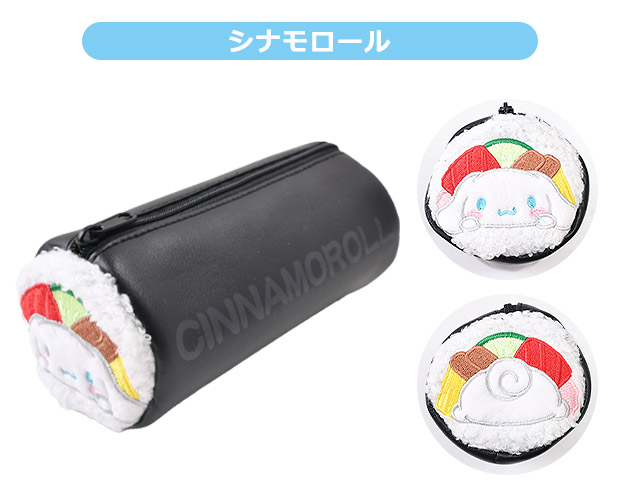 サンリオ 巻き寿司 マルチポーチ キャラクター 小物入れ レディース 旅行 化粧ポーチ コスメポーチ ペンポーチ 中学生 小学生 高校生 女の子 キッズ かわいい | クロミ | 04